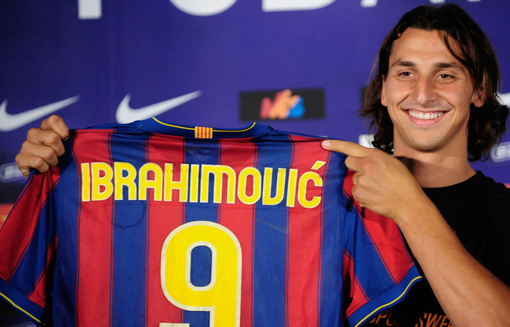 2009: Zlatan till Barcelona. 
